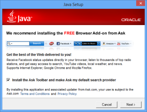 java-setup-ask-toolbar